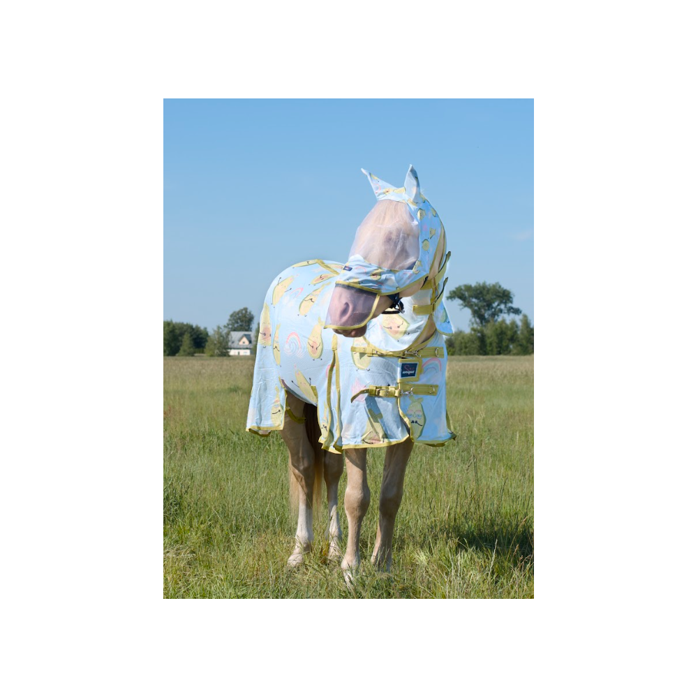 Derka Siatkowa z Kapturem Avocado With Rainbow Savio