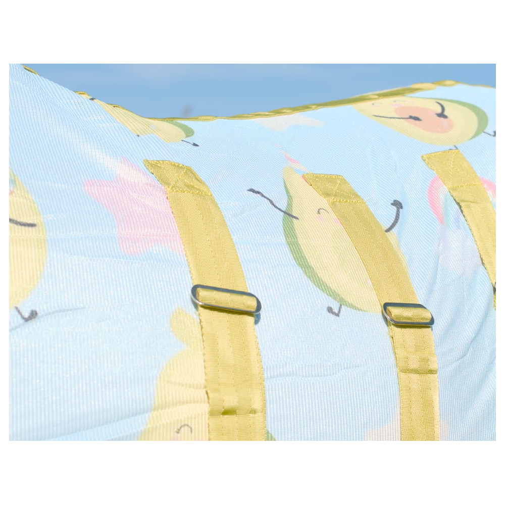 Derka Siatkowa z Kapturem Avocado With Rainbow Savio