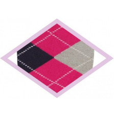 Podkolanówki Jeździeckie Różowo - Granatowe Karo York