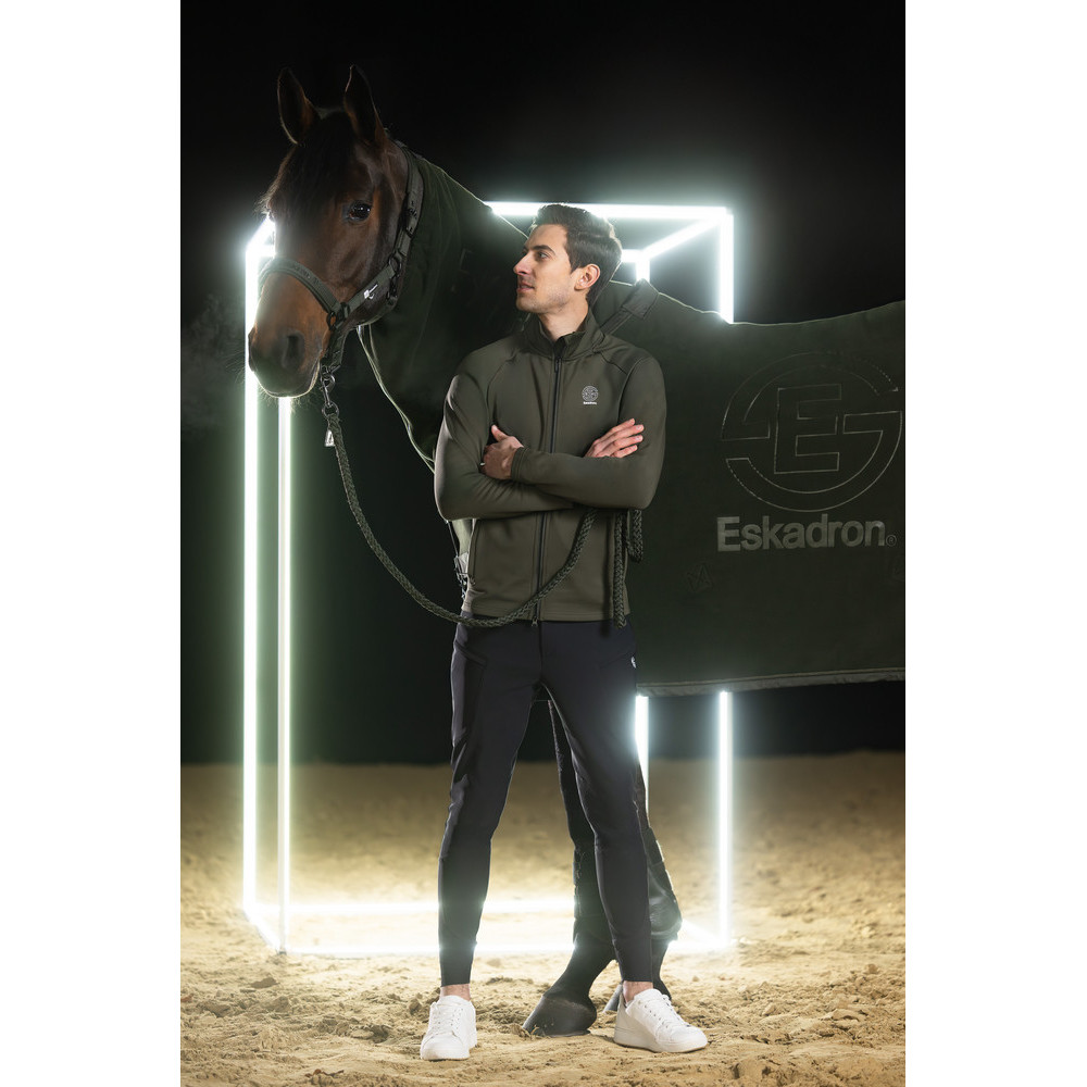 Derka Polarowa Fleece Stamp Deep Green Dynamic 25 Eskadron