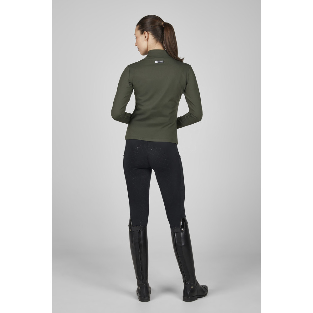 Bluza Zip-Shirt Deep Green Dynamic 25 Eskadron