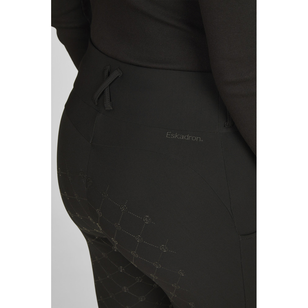 Legginsy Jeździeckie Cosy Full Grip Black Dynamic 25 Eskadron