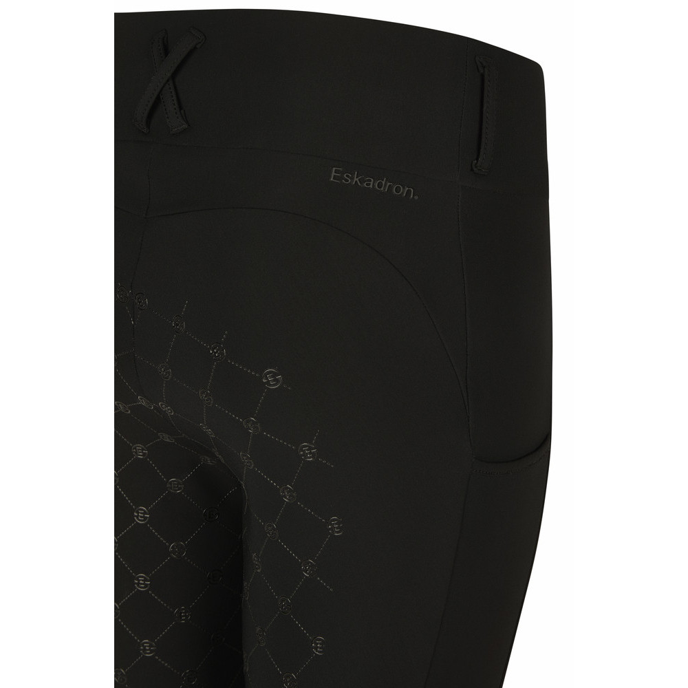 Legginsy Jeździeckie Cosy Full Grip Black Dynamic 25 Eskadron