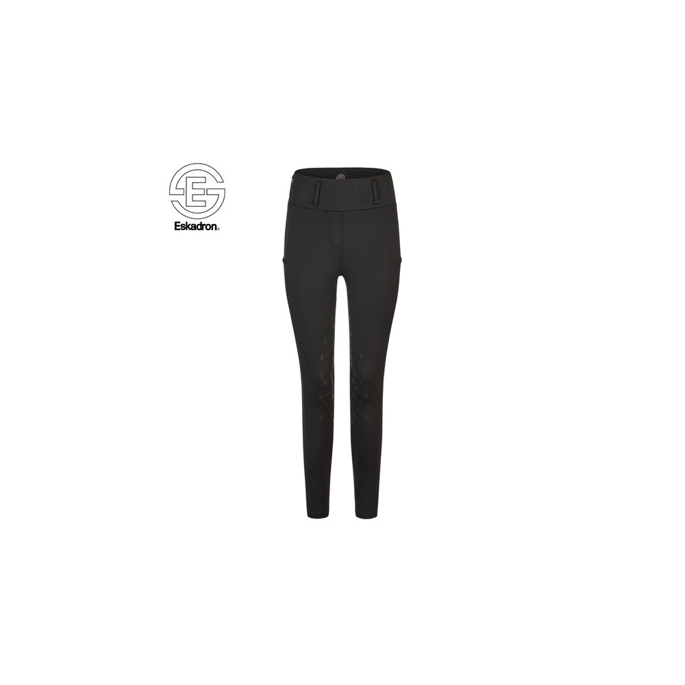 Legginsy Jeździeckie Flex Full Grip Core Black Dynamic 25 Eskadron