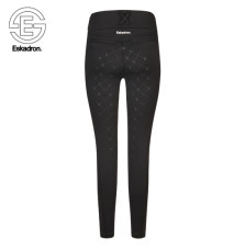 Legginsy Jeździeckie Flex Full Grip Core Black Dynamic 25 Eskadron