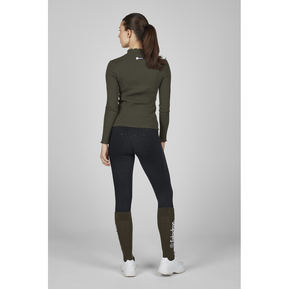 Bluzka Turtleneck Rib Deep Green Dynamic 25 Eskadron