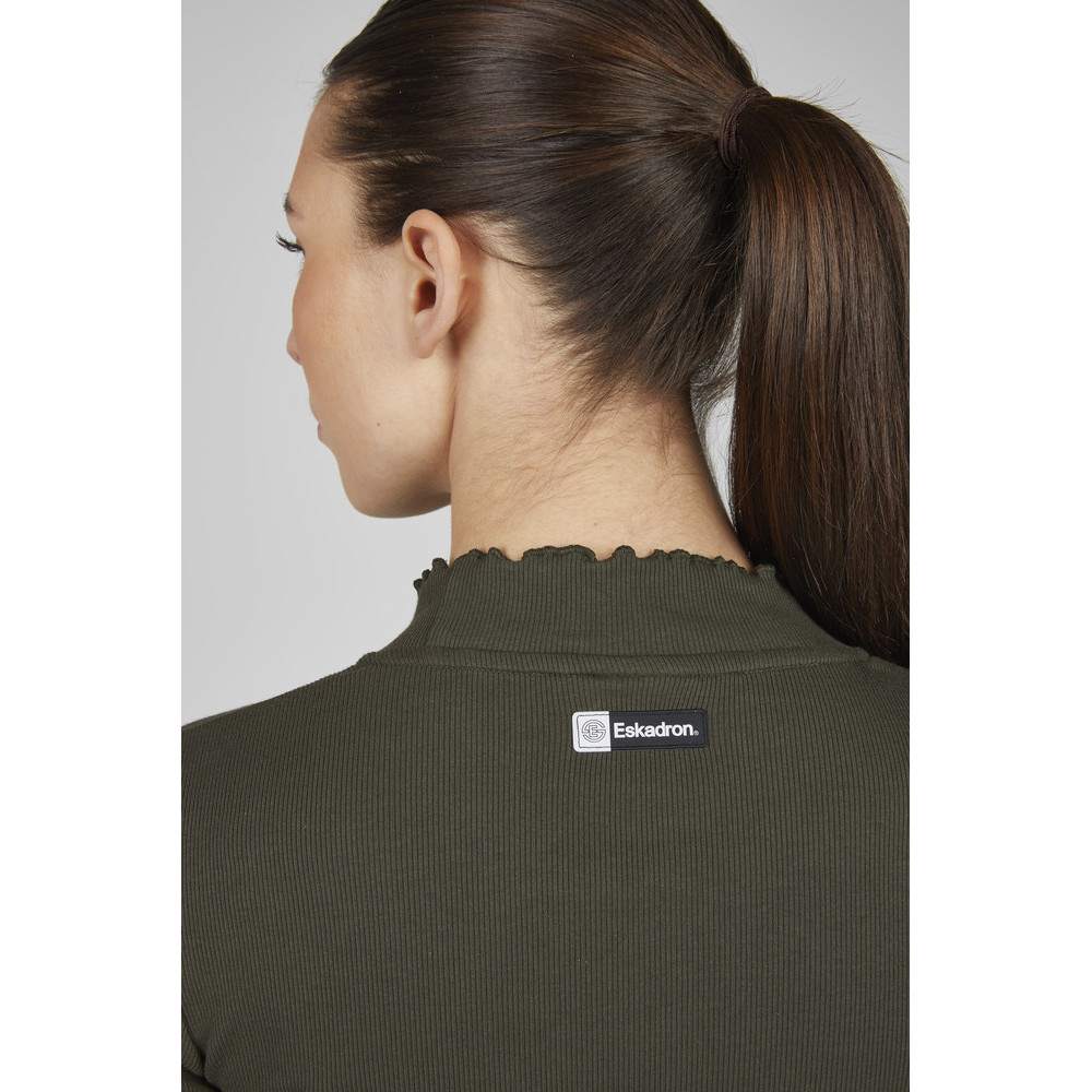 Bluzka Turtleneck Rib Deep Green Dynamic 25 Eskadron