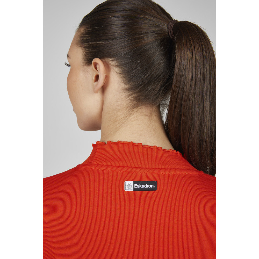 Bluzka Turtleneck Rib Poppy Red Dynamic 25 Eskadron
