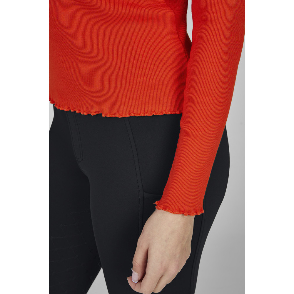Bluzka Turtleneck Rib Poppy Red Dynamic 25 Eskadron