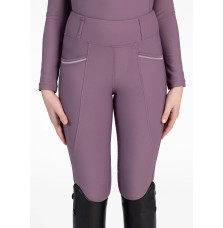 Młodzieżowe Legginsy Jeździeckie Pro Riding (Plum) Maximilian Equestrian