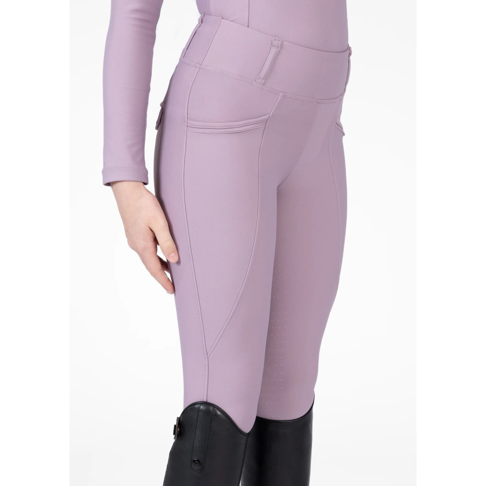 Młodzieżowe Legginsy Jeździeckie Pro Riding (Orchid) Maximilian Equestrian