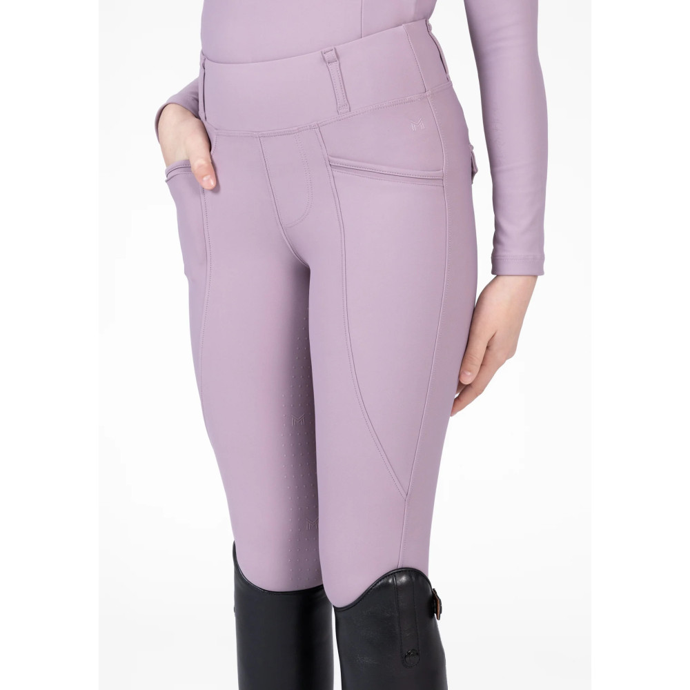 Młodzieżowe Legginsy Jeździeckie Pro Riding (Orchid) Maximilian Equestrian