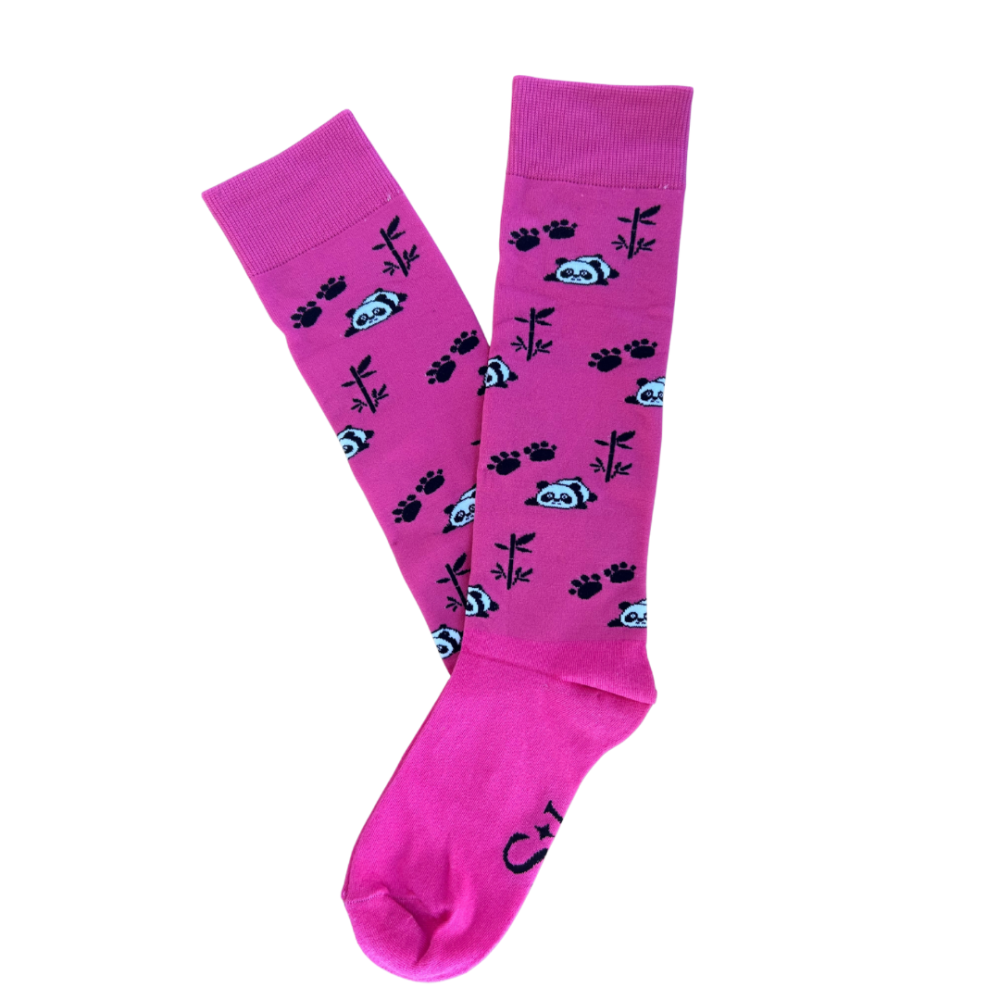 Podkolanówki Jeździeckie Pink Panda Savio