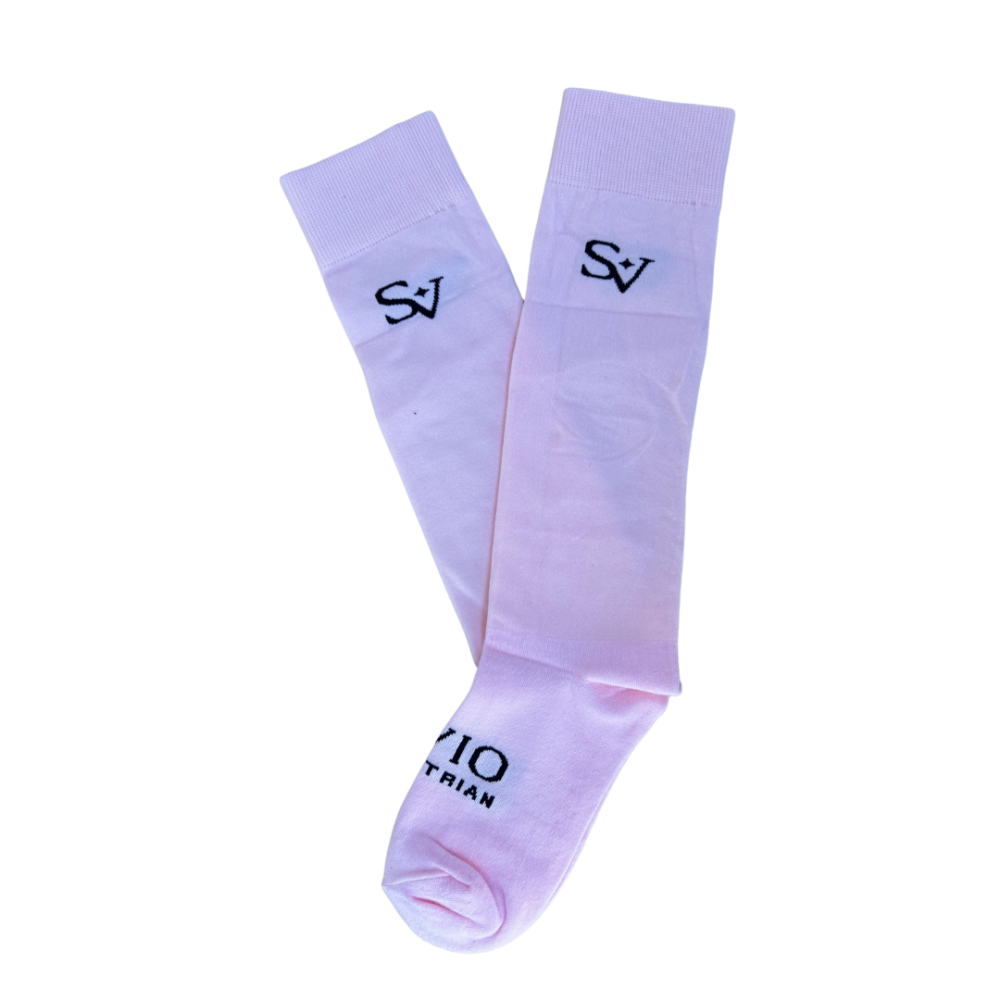 Podkolanówki Jeździeckie Powder Pink Savio