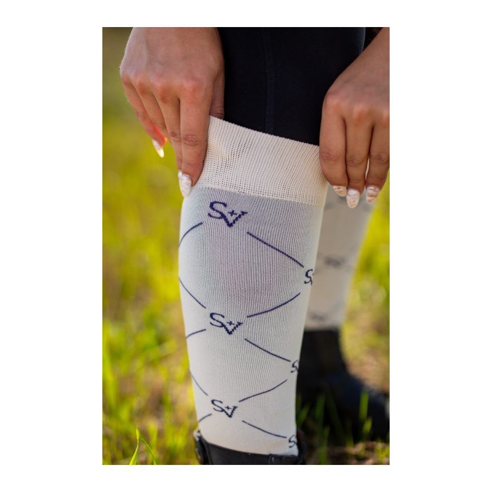 Podkolanówki Jeździeckie Beige Savio