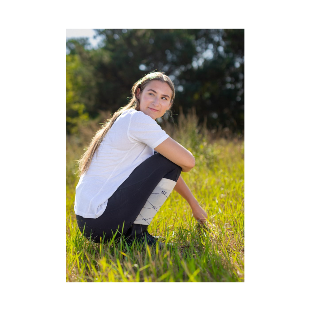 Podkolanówki Jeździeckie Beige Savio