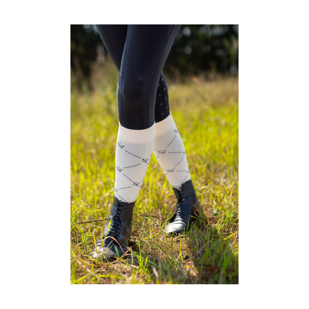 Podkolanówki Jeździeckie Beige Savio