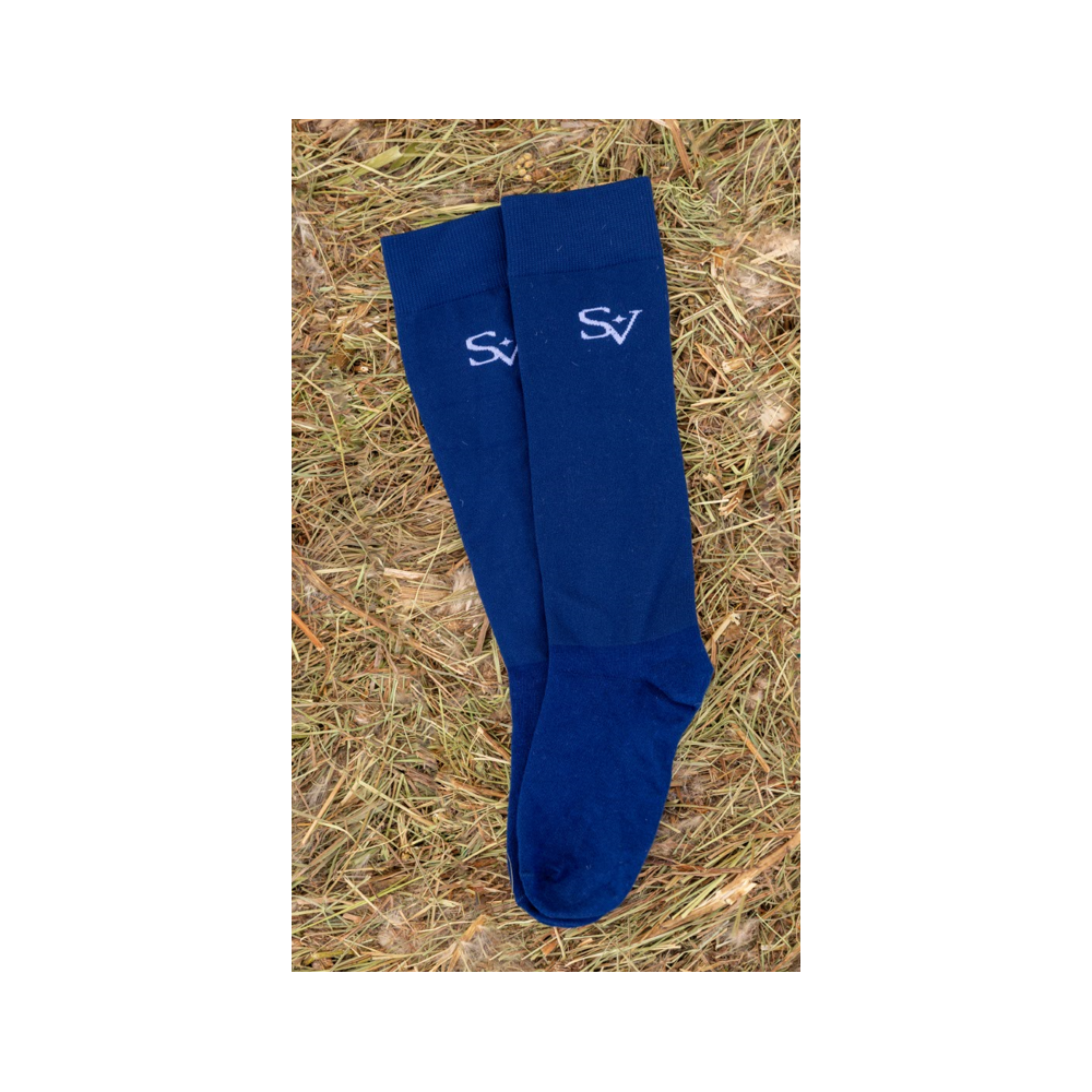 Podkolanówki Jeździeckie Dark Navy Savio