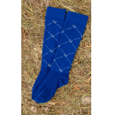 Podkolanówki Jeździeckie Navy Check Savio