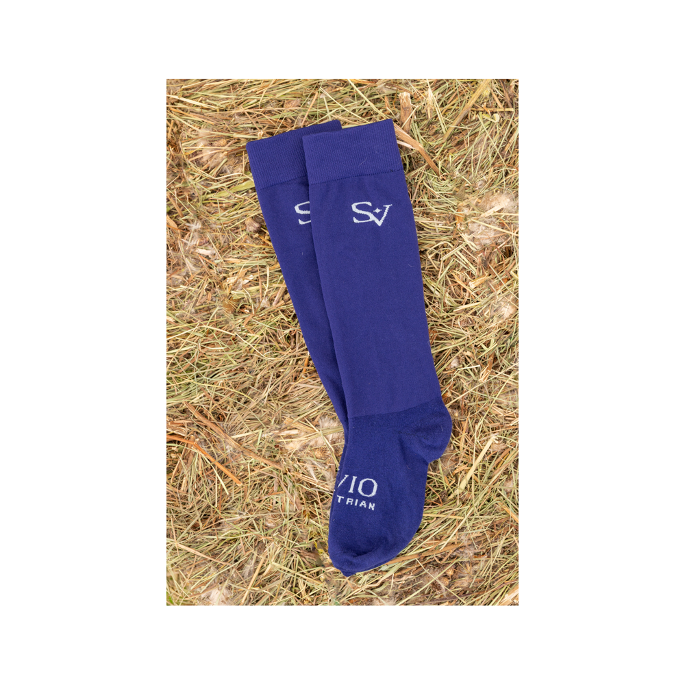 Podkolanówki Jeździeckie Navy Savio