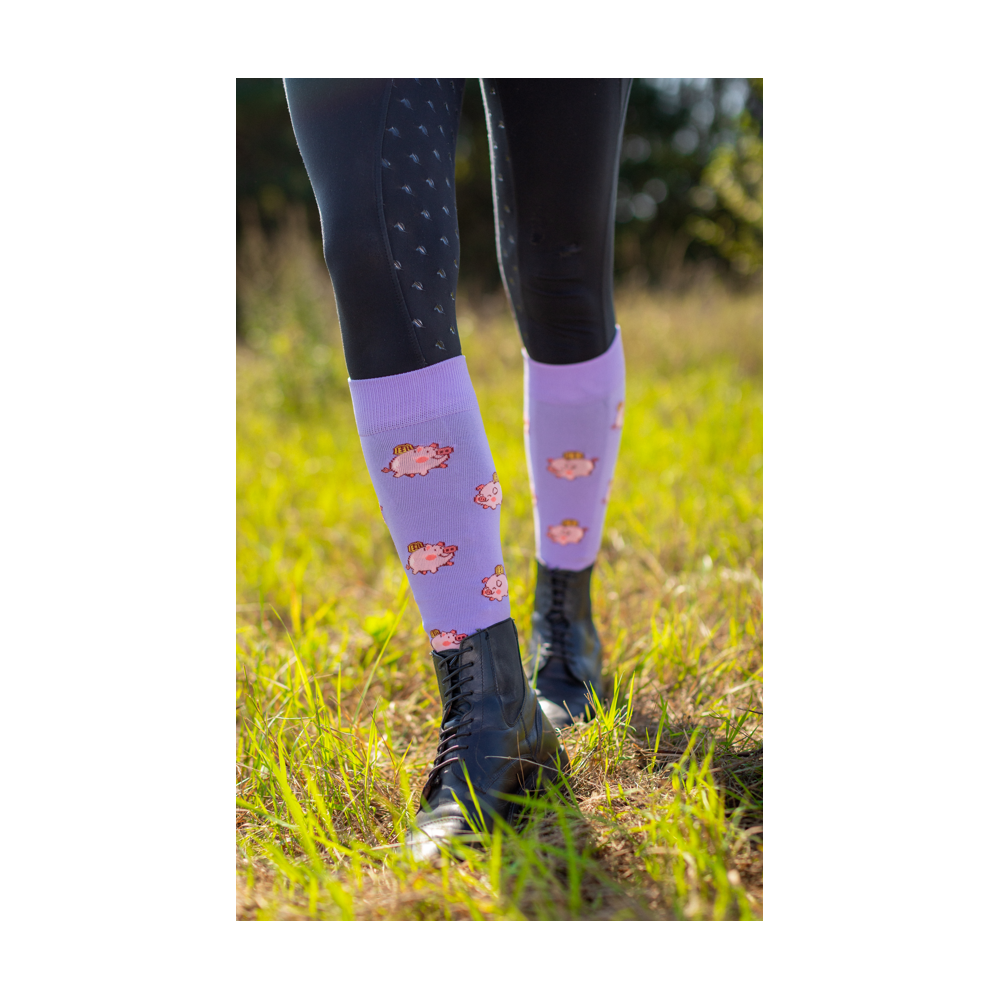 Podkolanówki Jeździeckie Piggy Bank Savio