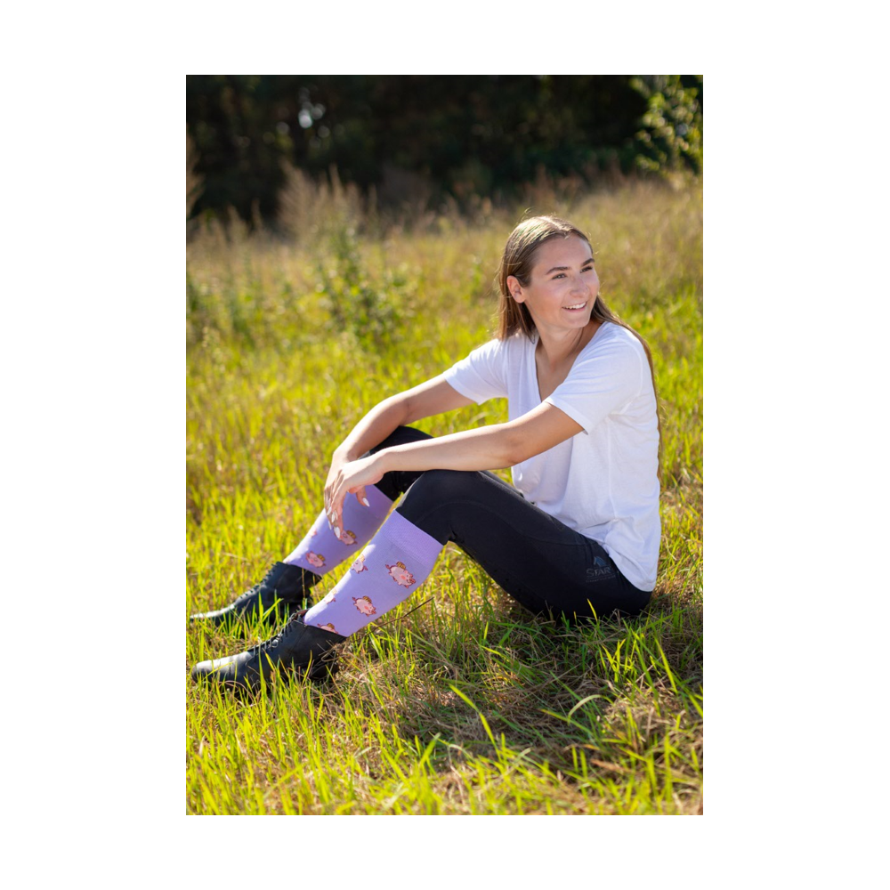 Podkolanówki Jeździeckie Piggy Bank Savio