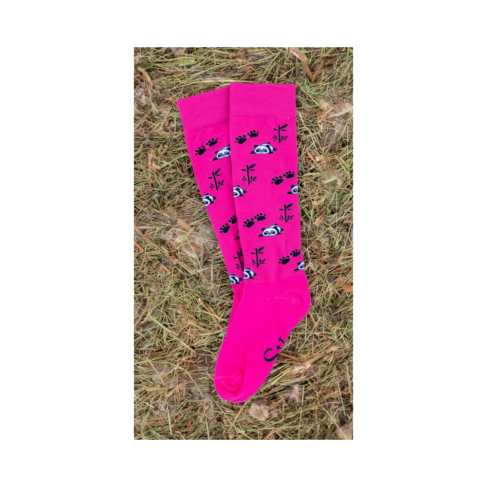 Podkolanówki Jeździeckie Pink Panda Savio