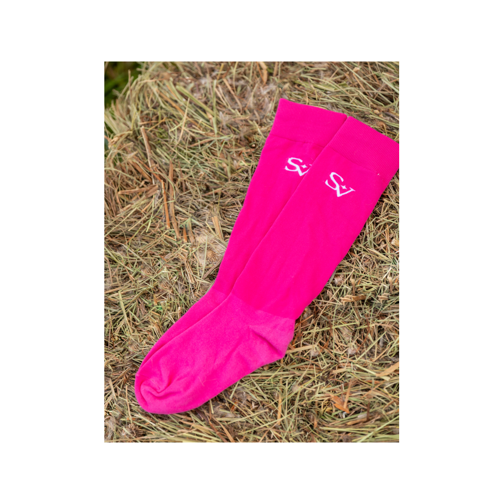 Podkolanówki Jeździeckie Pink Savio