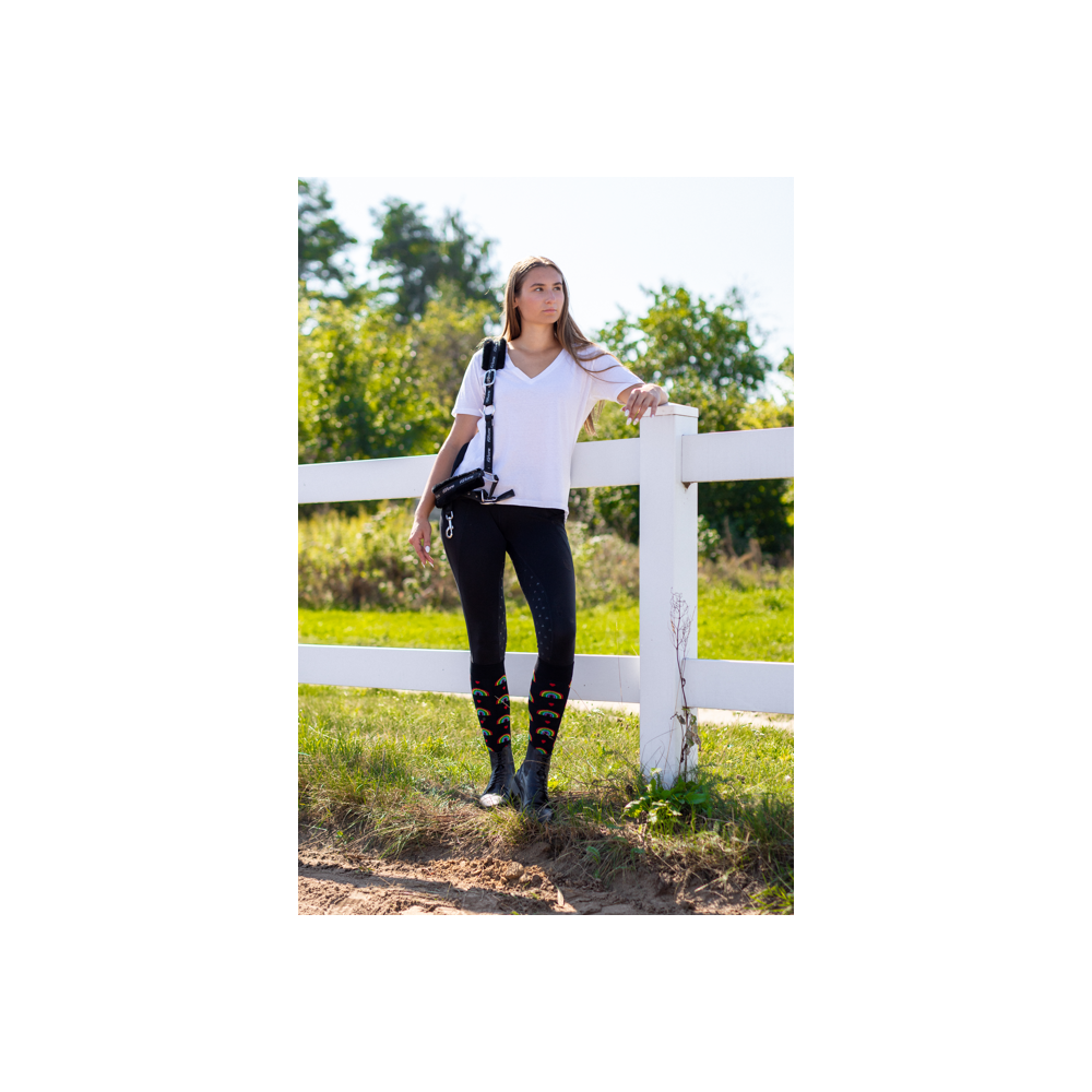 Podkolanówki Jeździeckie Rainbow Savio