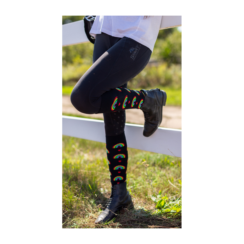 Podkolanówki Jeździeckie Rainbow Savio