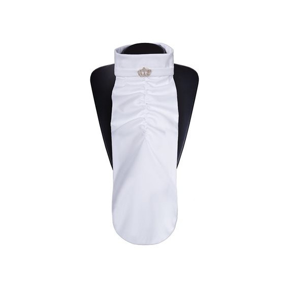 Plastron Princess Biało-Srebrny Fair Play