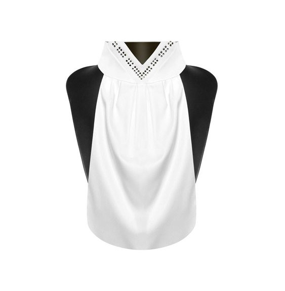 Plastron Faven Biało-Czarny Fair Play