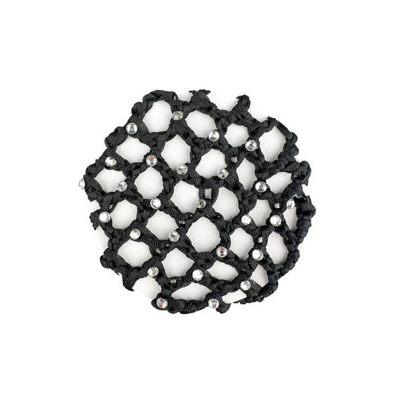 Siatka na Włosy z Kryształkami Czarna York