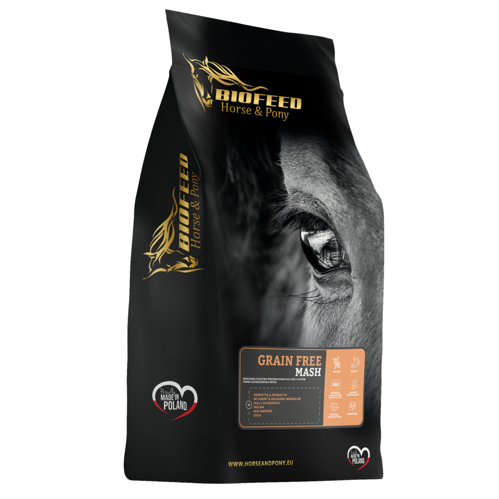 Mesz dla koni bezzbożowy Horse & Pony Grain Free Mash BIOFEED