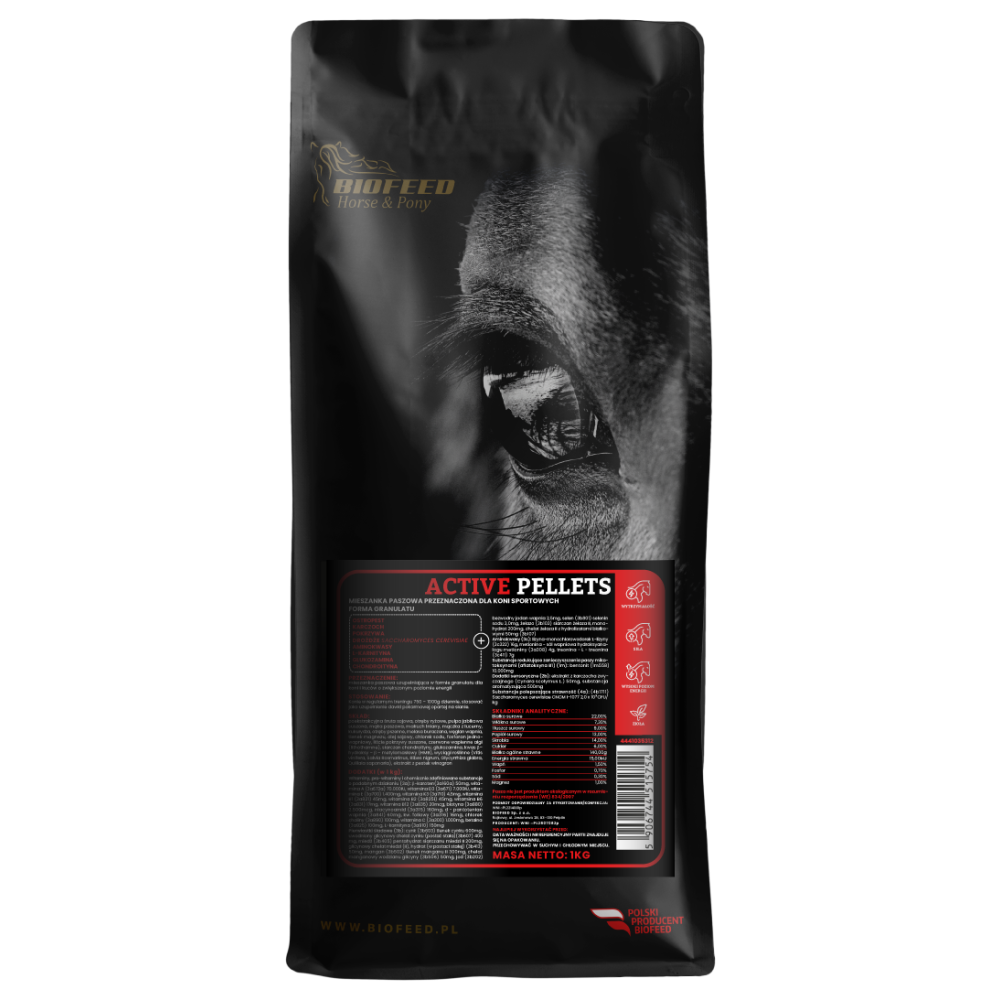 Active Pellets 1kg BIOFEED Horse & Pony