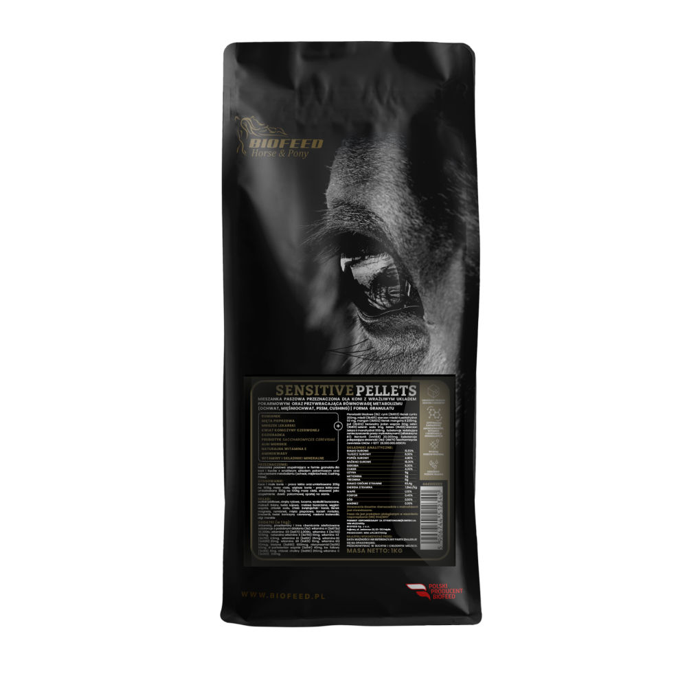 Sensitive Pellets Grain Free 1 kg BIOFEED Horse & Pony