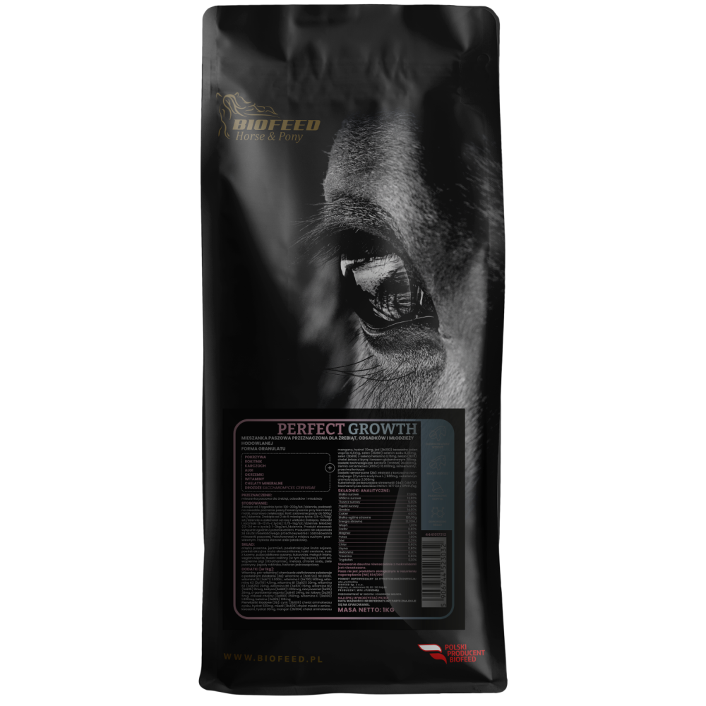 Perfect Growth Pellets 1 kg BIOFEED Horse & Pony