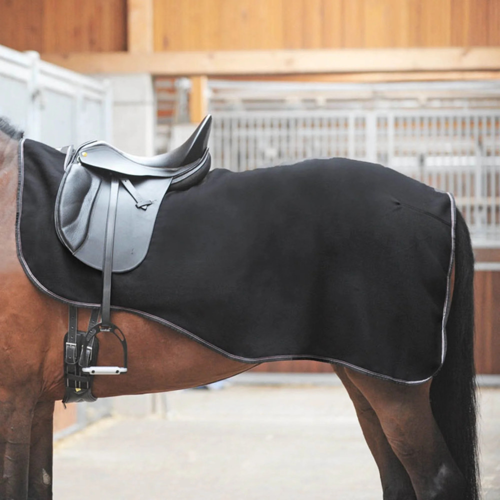 Derka Polarowa dla Koni Work Black Kavalkade