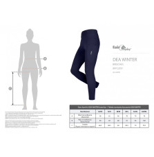 Legginsy DEA Winter Czarny Fair Play