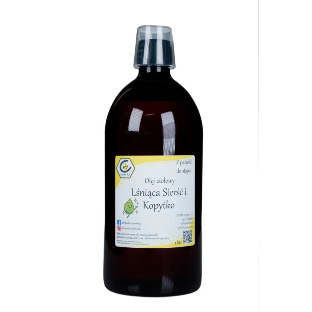 Olej Ziołowy "Lśniąca Sierść i Kopytko" Lipowy Gaj