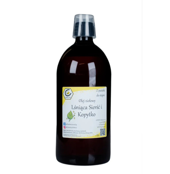 Olej Ziołowy "Lśniąca Sierść i Kopytko" Lipowy Gaj