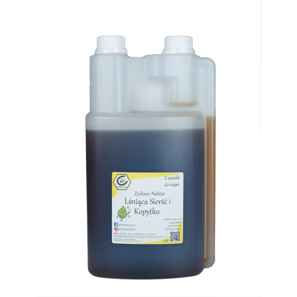 Nektar ziołowy dla koni „Lśniąca Sierść i Kopytko” Lipowy Gaj