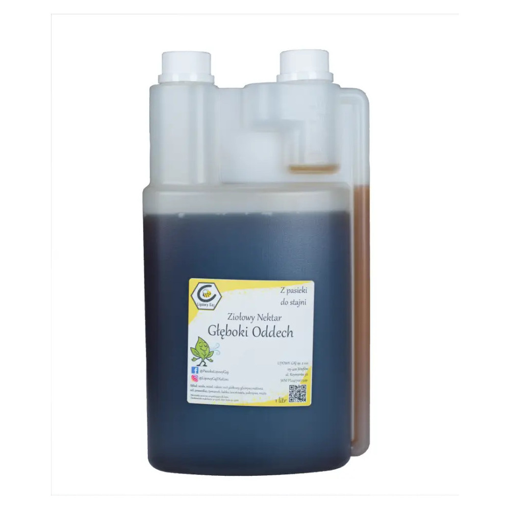 Nektar ziołowy dla koni „Głęboki Oddech” Lipowy Gaj