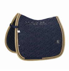 Czaprak Glossy Jewel Contrast Navy Classic Sports 26 Eskadron