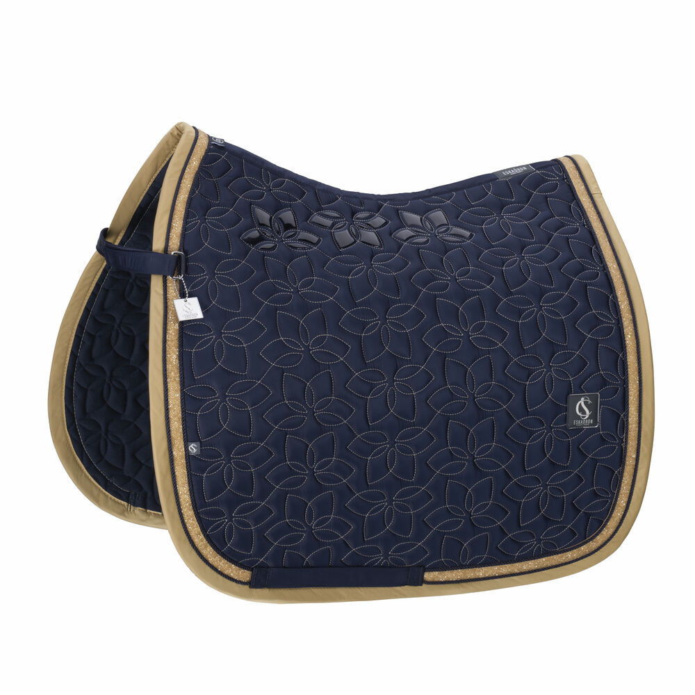 Czaprak Glossy Jewel Contrast Navy Classic Sports 26 Eskadron