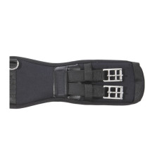 Popręg Krótki z Pianki Memory Foam, z Elastycznymi Gumami Czarny Kavalkade