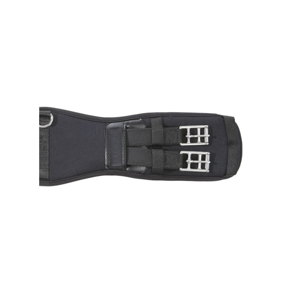 Popręg Krótki z Pianki Memory Foam, z Elastycznymi Gumami Czarny Kavalkade