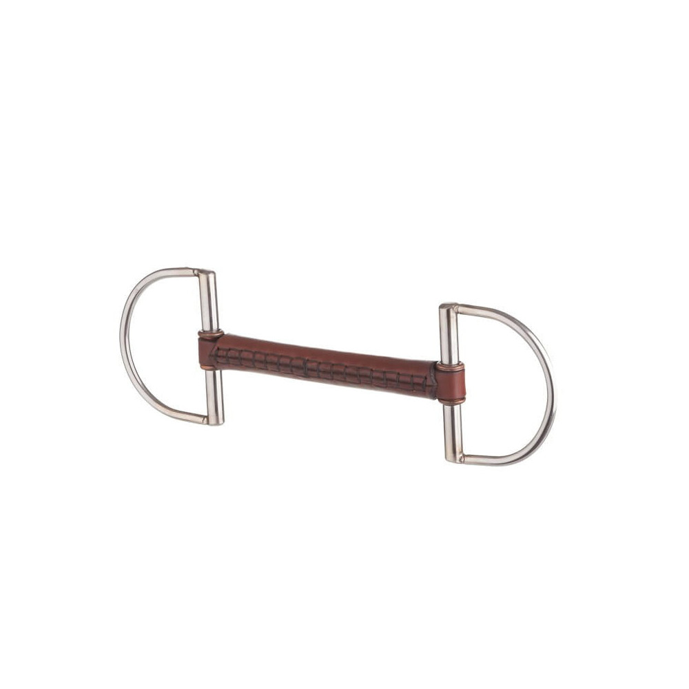 Wędzidło Skórzane D-ring Beris