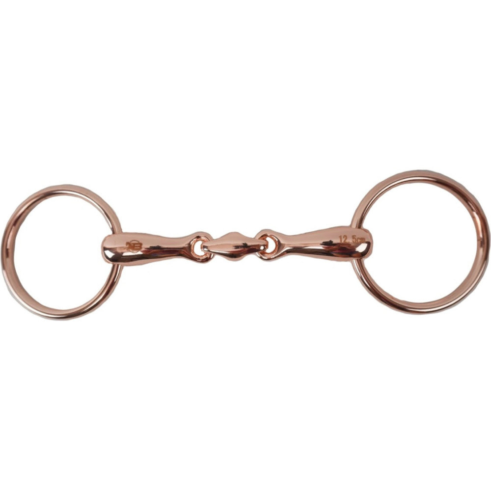 Wędzidło Zwykłe Podwójnie Łamane Rose Gold Balotade