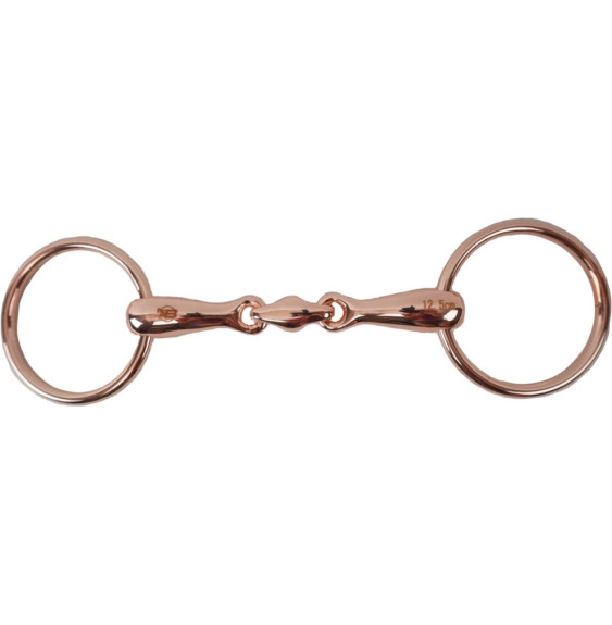 Wędzidło Zwykłe Podwójnie Łamane Rose Gold Balotade